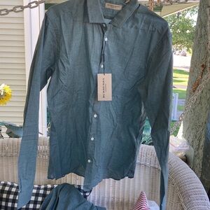 Burberry Green Men's Shirt